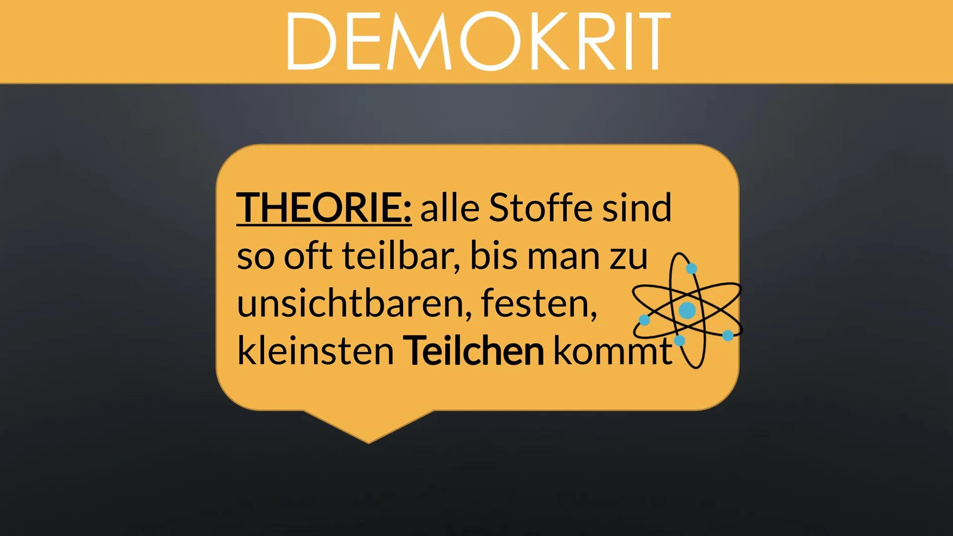 DIE ENTWICKLUNG DER
ATOMMODELLE Was ist ein Modell?
EIN MODELL IST EIN BESCHRÄNKTES ABBILD DER REALITÄT DEMOKRIT
THOMSON
Elektron
RUTHERFORD