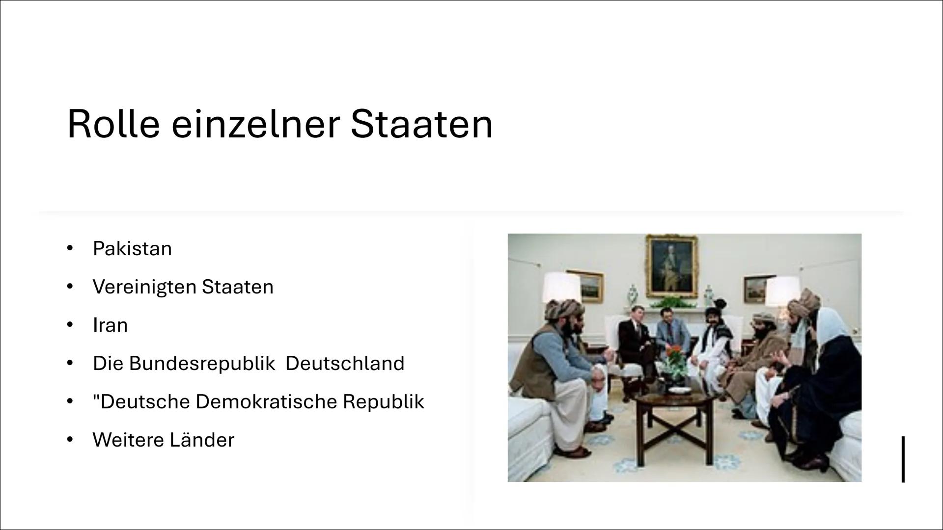 Der Krieg der Sowjetunion in Afghanistan 1. Historische und Politische
Hintergründe+ Die Saurrevolution
2. Verlauf
3. Das Ziel der sowjetisc