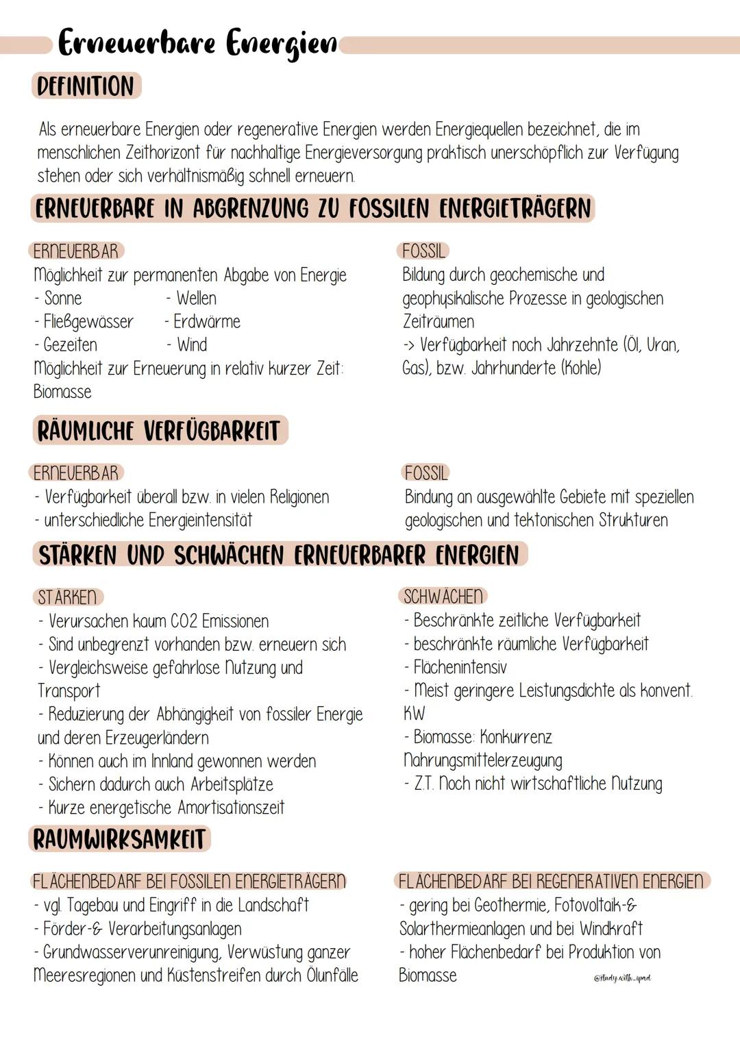 # Erneuerbare Energien

DEFINITION

Als erneuerbare Energien oder regenerative Energien werden Energiequellen bezeichnet, die im
menschliche