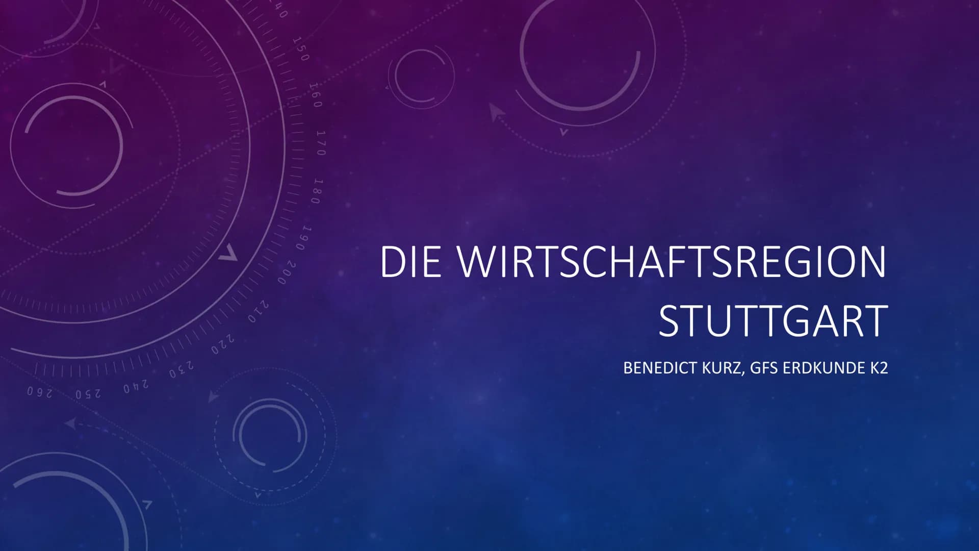 GFS: Wirtschaftsstandort Stuttgart
Inhaltsverzeichnis
Benedict Kurz
1. Infos/Fakten
2. Erfolgsfaktoren
3. Historie
Geographie K2
Privatgymna