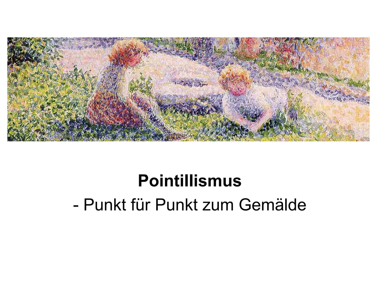 GFS
Charakterisierung
●
●
●
.
Gegensatz zu Impressionismus
●
.
Georges Seurat
.
.
●
●
.
Stilrichtung in der Malerei
Blütezeit zwischen 1889 