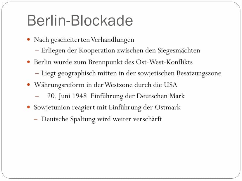 Deutschland nach dem 2. Weltkrieg
1945-1949 Gliederung
• Situation & Probleme nach dem 2.
Weltkrieg
Übernahme durch die Alliierten
• Potsdam