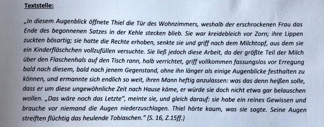 Bahnwärter Thiel Zusammenfassung & Charakterisierung - Minna, Lene & wichtige Textstellen