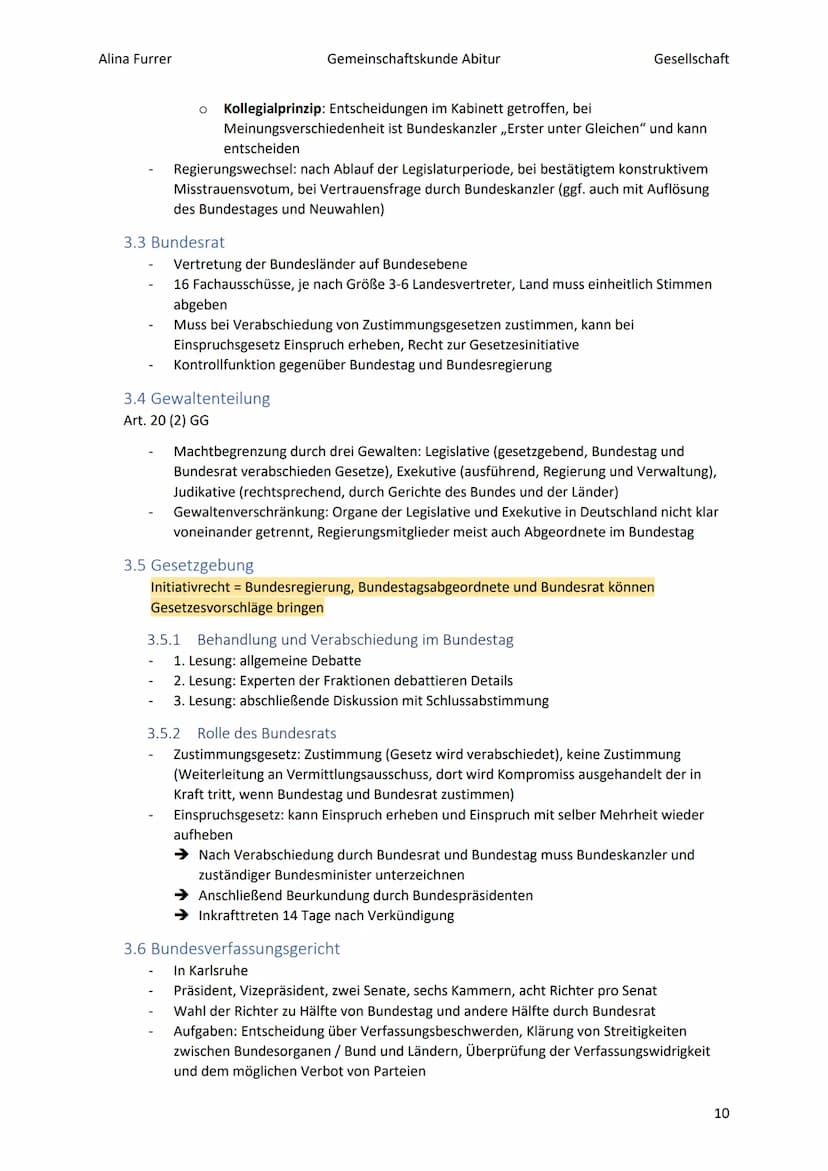Alina Furrer
Gemeinschaftskunde Abitur
Gesellschaft
1.2.2
1.2.3
1.3
1.4
1.5
Abitur Zusammenfassung Politische Systeme
Inhaltsverzeichnis
1.
