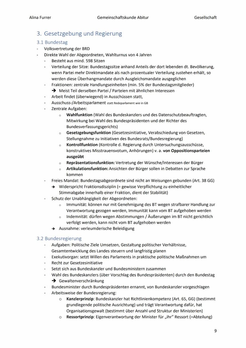 Alina Furrer
Gemeinschaftskunde Abitur
Gesellschaft
1.2.2
1.2.3
1.3
1.4
1.5
Abitur Zusammenfassung Politische Systeme
Inhaltsverzeichnis
1.
