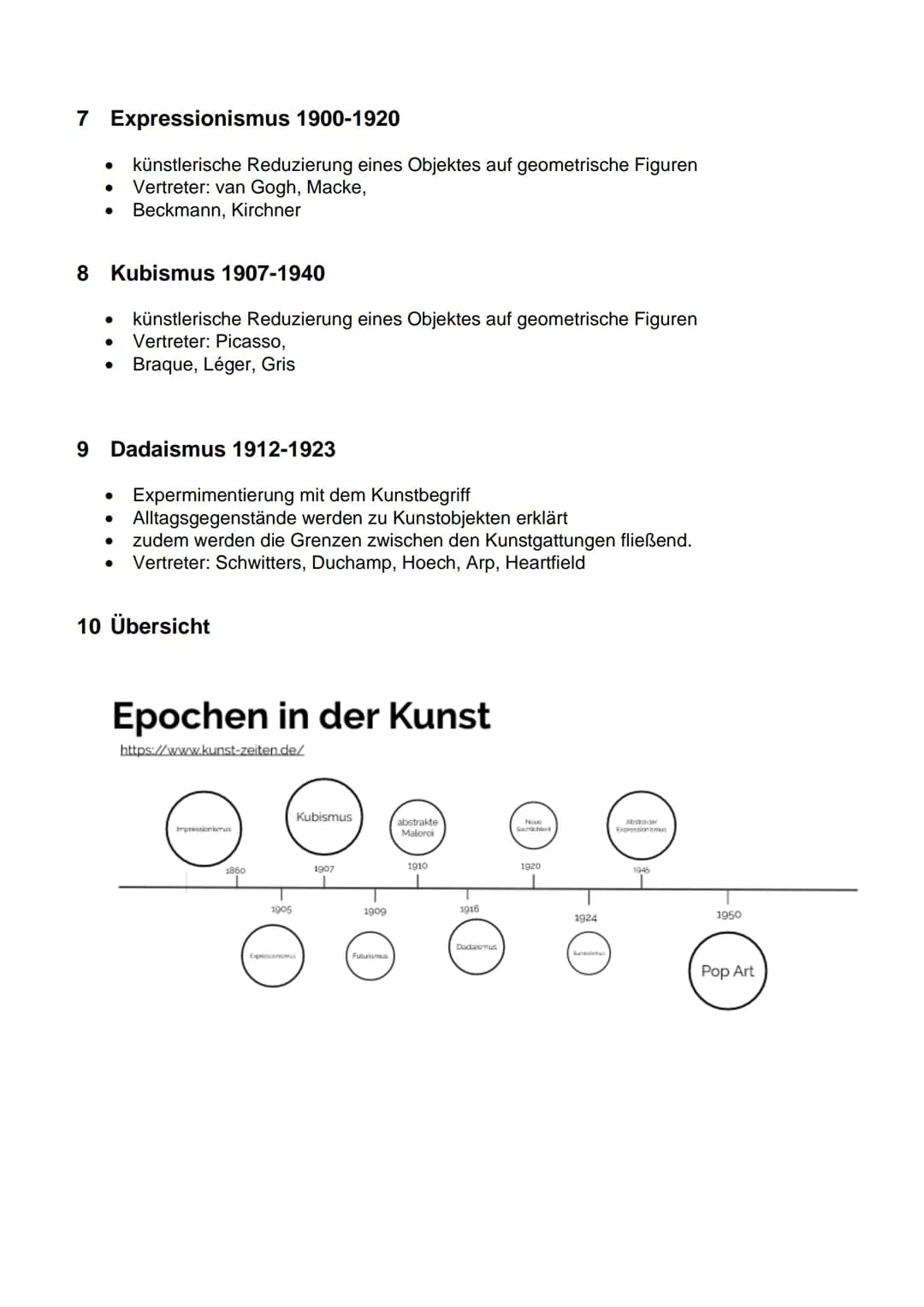 1
Renaissance 1490-1600
●
●
●
2 Barock 1590-1720
●
●
Verschiedene Epochen der Kunstgeschichte
Zusammenfassung
3 Romantik 1780-1830
Tendenz z
