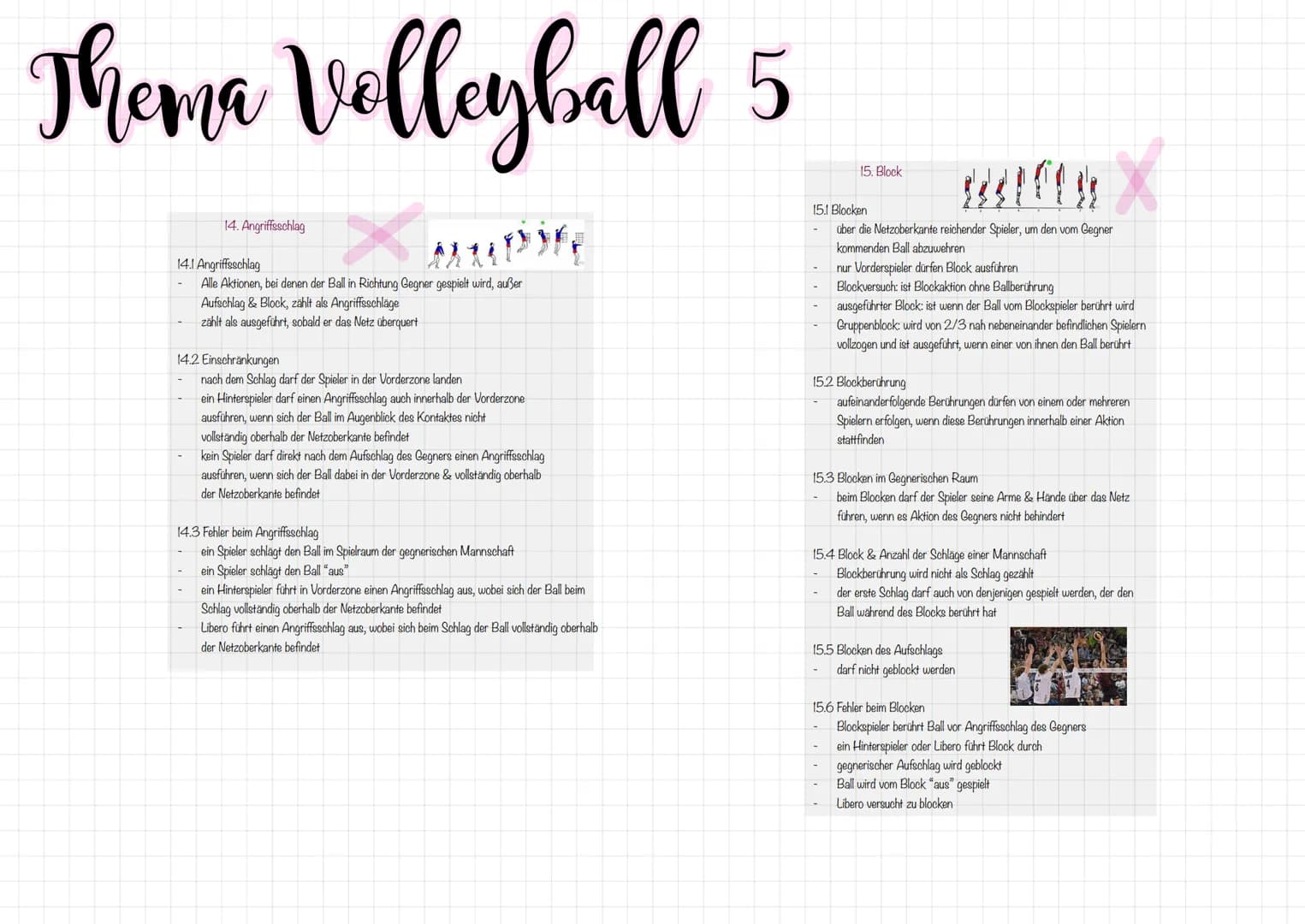 Thema Volleyball
https://www.volleyballer.de/regeln/regeln-db-index.php
1. Spielfläche
LI Abmessungen
umfasst Spielfeld und Freizone
Rechtec