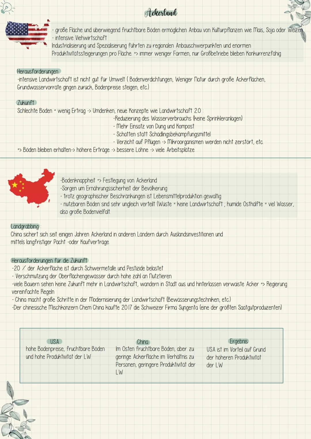 Erdkunde Wirtschall
Analyse von Weltwirtschaftsregionen - USA und China
Die Weltwirtschaft hat sich ungleich entwickelt. Regionen die einen 