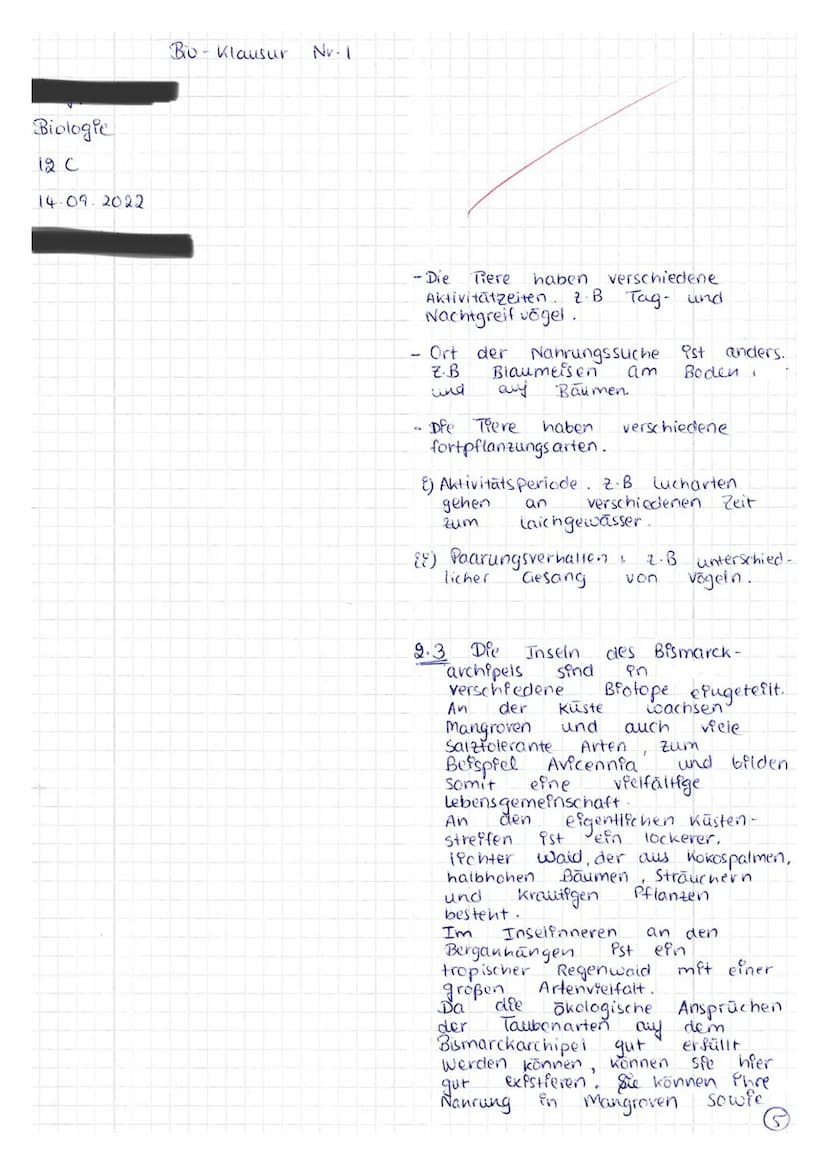 BI Q1 LK
Klausur 1
Thema: Ökologie
Name:
14.09.2022
Aufgabenstellung: Verbreitung von zwei Laufkäferarten und ihre Reaktion auf Umweltfaktor