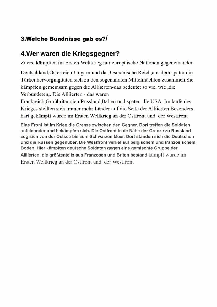 Name, Vorname:Shirzai, Amir
Aufsatz 1 Weltkrieg:
Gliederung:
1.Wie kam es zum 1. Weltkrieg?
2. Was war der Anlass für den 1. Weltkrieg?
3.We