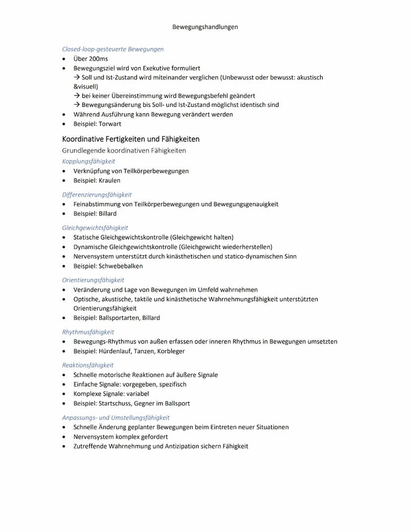 Bewegungshandlung
Bewegungsmodelle und Kontrolltheorien
Phasenmodell einer Bewegungshandlung
●
emotionale Ebene
●
●
Antriebsteil
Motive
Was?