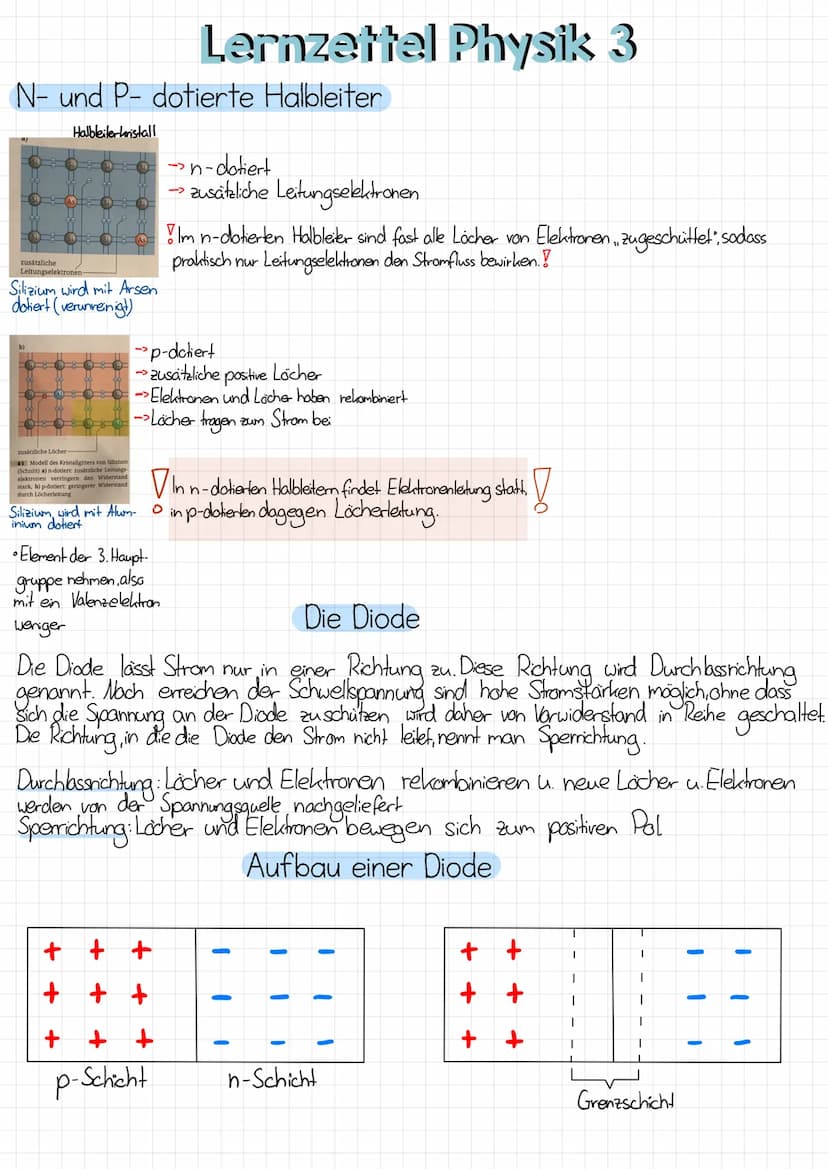 Lernzettel Physik I
Begriffe Elektrik
Stram = Energiefluss von Elektronen
Stromstarke Elektronen, die zu einer gewissen Zeit an einem bestim
