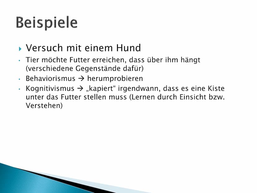 Kognitiwismus Inhaltsverzeichnis
▸ Was ist Kognitivismus
▸ Leitgedanken
‣ Geschichte
▸ Unterschied zu Behaviorismus
▶ Vor- und Nachteile
▸ B