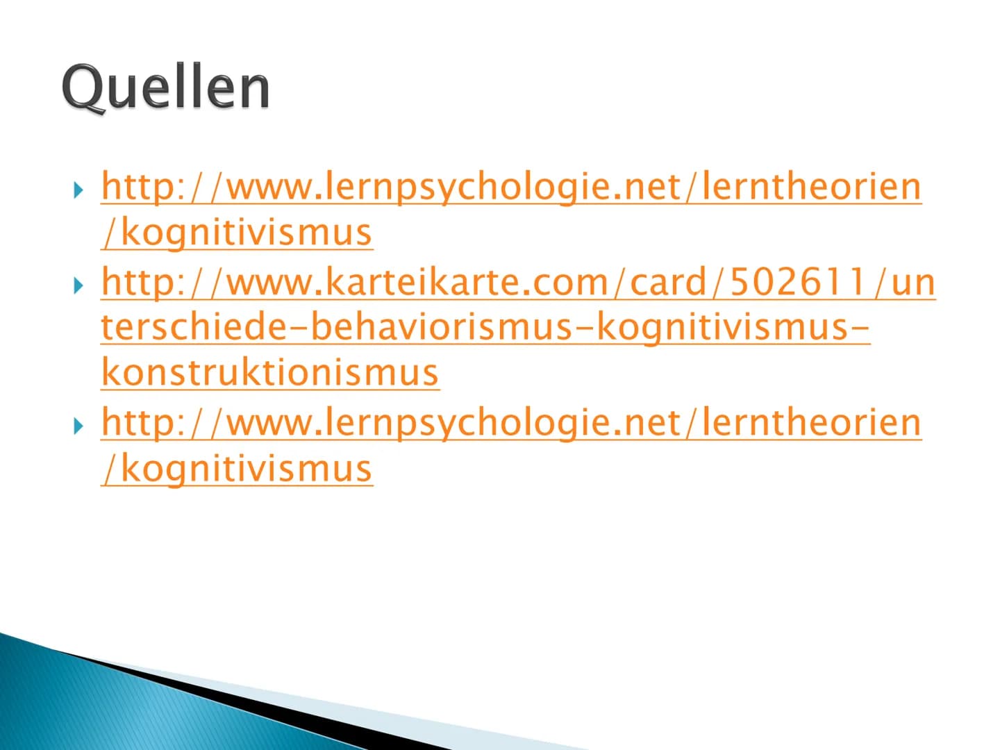 Kognitiwismus Inhaltsverzeichnis
▸ Was ist Kognitivismus
▸ Leitgedanken
‣ Geschichte
▸ Unterschied zu Behaviorismus
▶ Vor- und Nachteile
▸ B