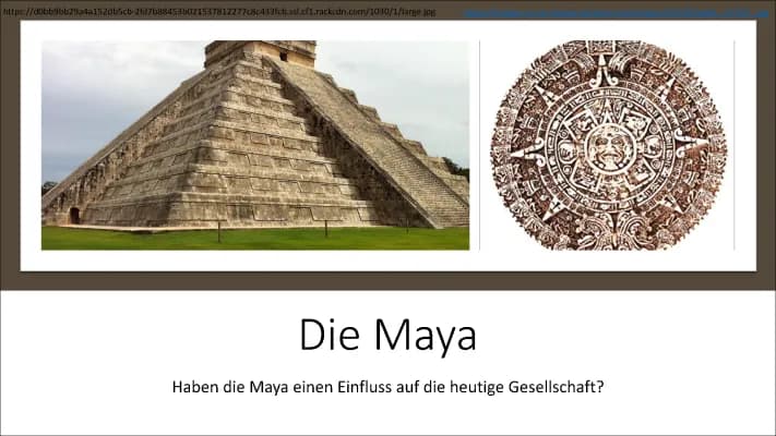 Know Die Maya (Hausarbeit und Präsentation) thumbnail