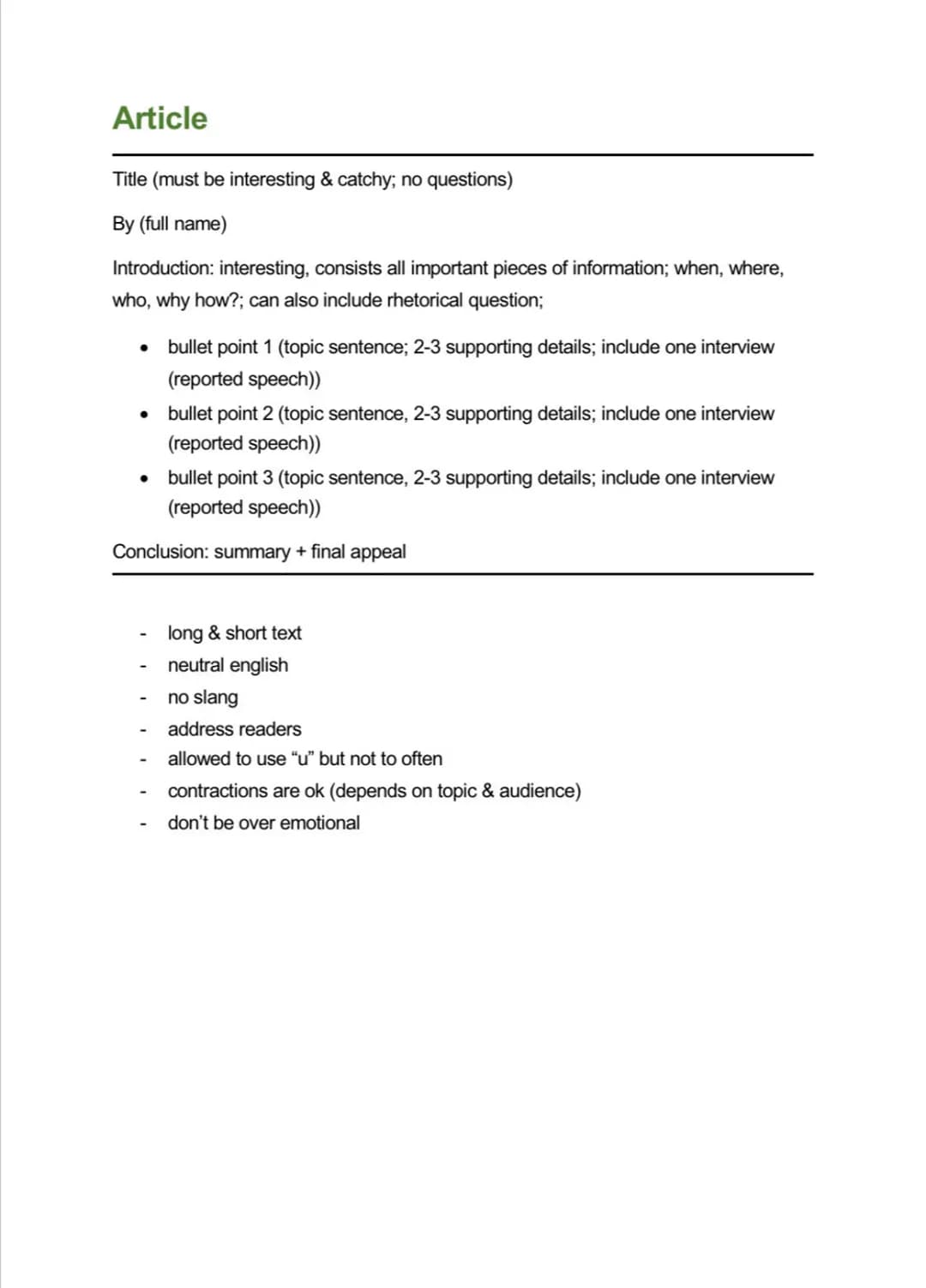 Email of Complaint
To: (email address or name)
From: (email address or name)
Subject: Complaint about order number XXXXXXXX
Date: (dd/mm/yyy