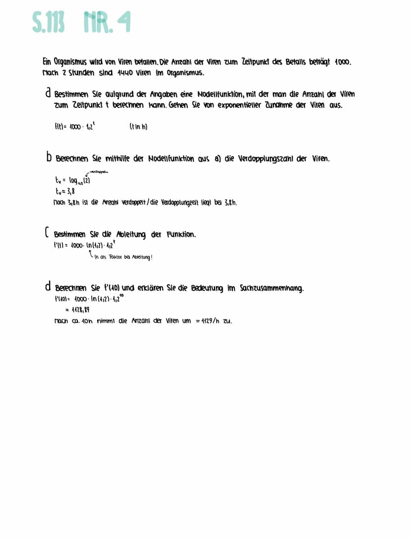 EXPONENTIALFUNKTIONEN im Sachzusammenhang
Wachstums- und Zerfallsprozesse lassen sich oft durch Exponentialfunktionen beschreiben. Bisher wu