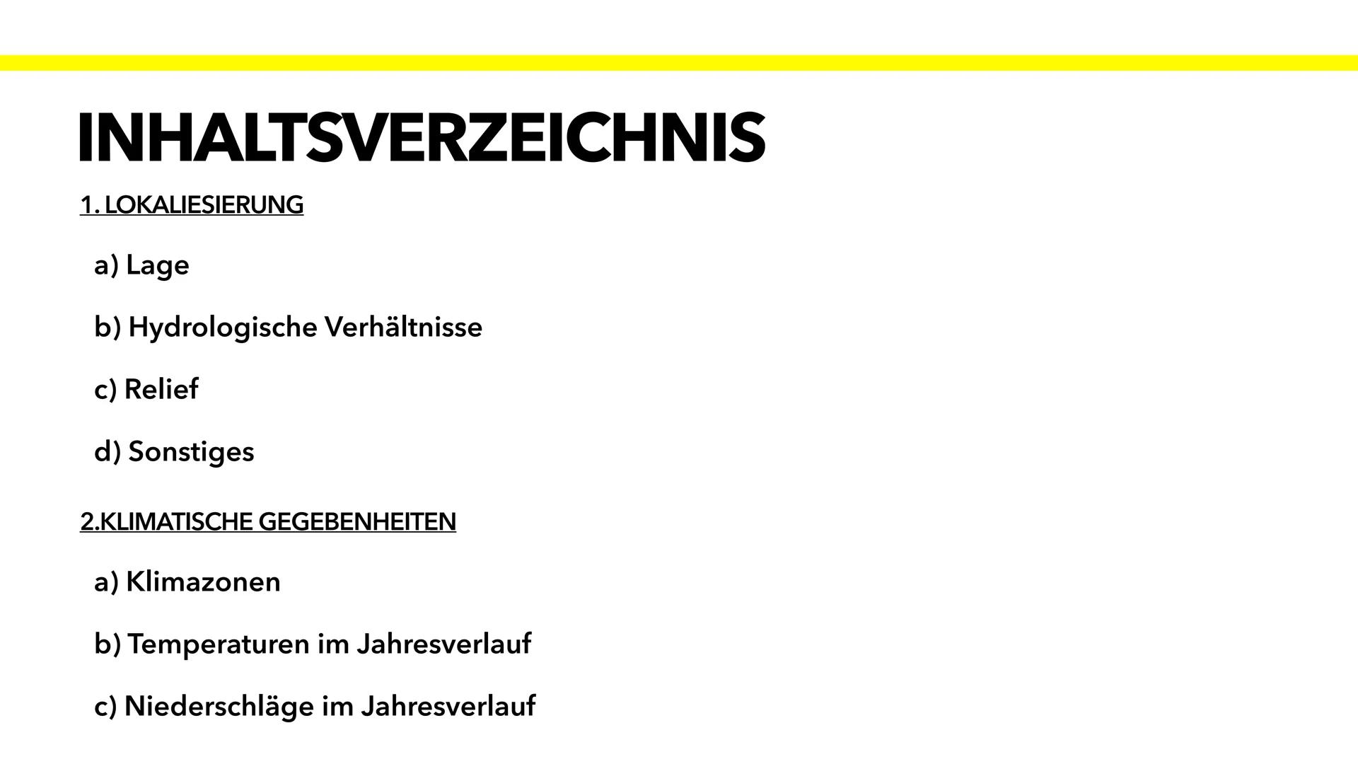 OSTARICA
VON HENNA:)) INHALTSVERZEICHNIS
1. LOKALIESIERUNG
a) Lage
b) Hydrologische Verhältnisse
c) Relief
d) Sonstiges
2.KLIMATISCHE GEGEBE