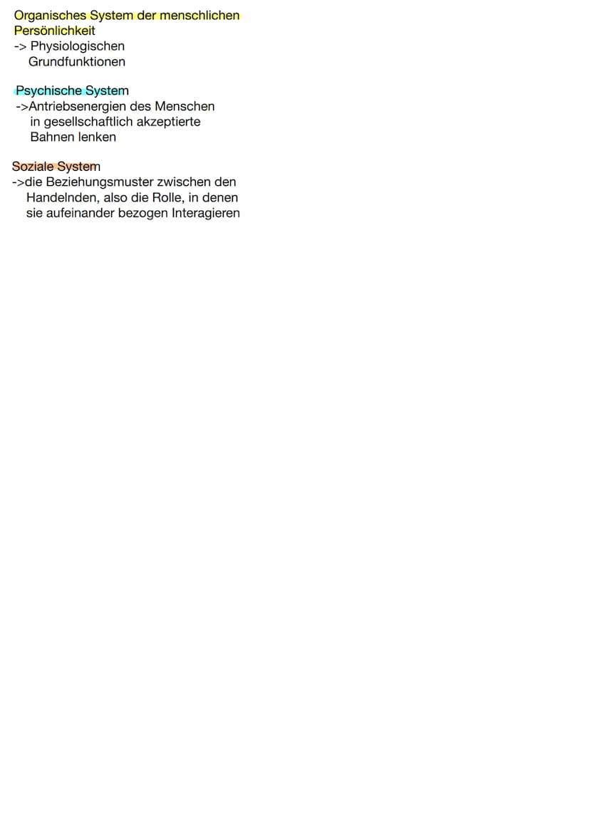 Ausgangspunkt
Organisches System der
menschlichen Persönlichkeit
-> Physiologischen
Grundfunktionen
Psychische System
->Antriebsenergien des