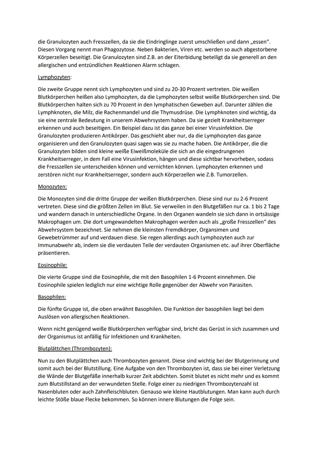 Leukämie
Leukämie/ Blutkrebs ist einer der seltensten Krebsarten, die man bekommen kann. Leukämie heißt
übersetzt,,weißes Blut". Erkrankte h