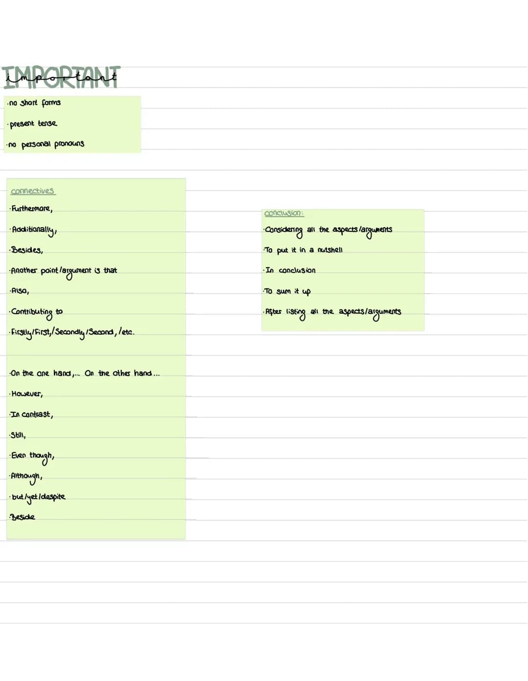 English Exams Oberstufe