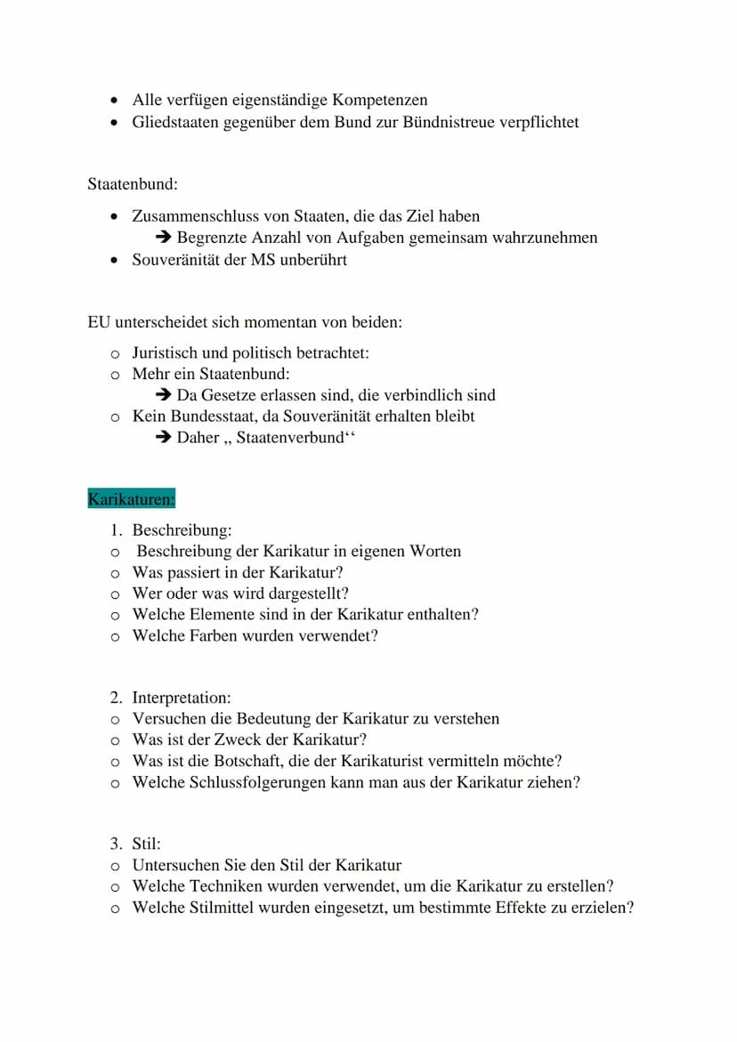 Wipo -Lernzettel Abitur
Europäische Union
Institutionen:
Europäischer Rat: Exekutive (Legislative)
• Zusammensetzung: Staatsoberhäupter der 