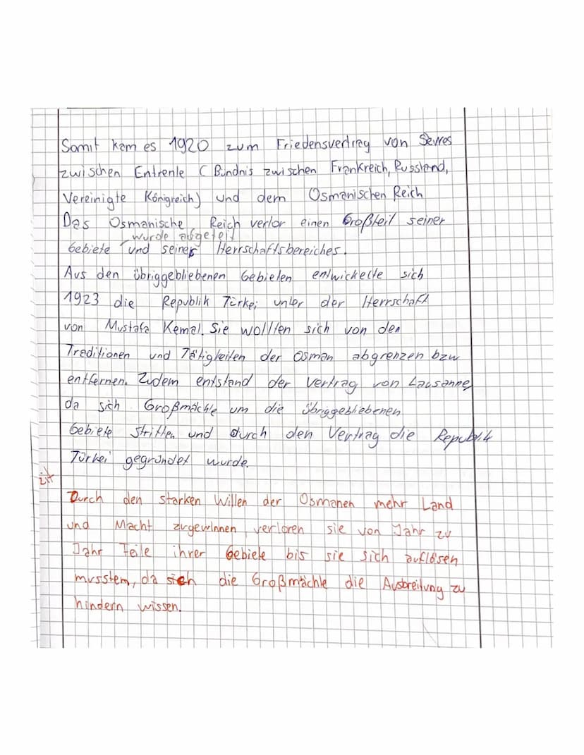 Die Geschichte des Osmanischen Reiches
Bei dem Osmanischen Reich handelt es sich um Olas Gebiet
der Dynastie der Osmanen. Es wurde 1299 gegr