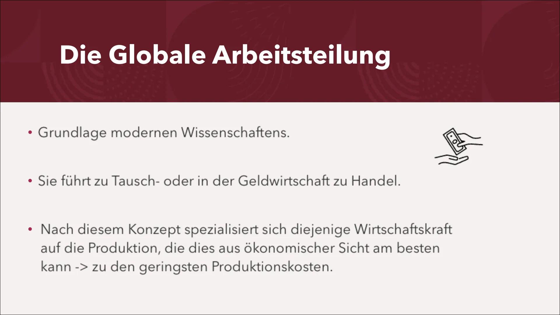 GLOBALISIERUNG
HAUTNAH
EMELY&JESSICA DEFINITION
GLOBALISIERUNG
• bedeutet .die ganze Welt betreffend
●
• leitet sich aus dem lateinischen Be
