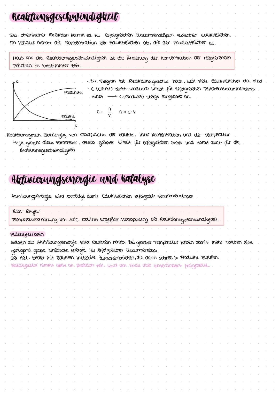 Chemie Klausur 1
chemische Reaktionen
-Produkte sind anders als Edukte
-Stoffeigenschaften verändem sich
- Energieumsatz (2.B. wärme + Licht