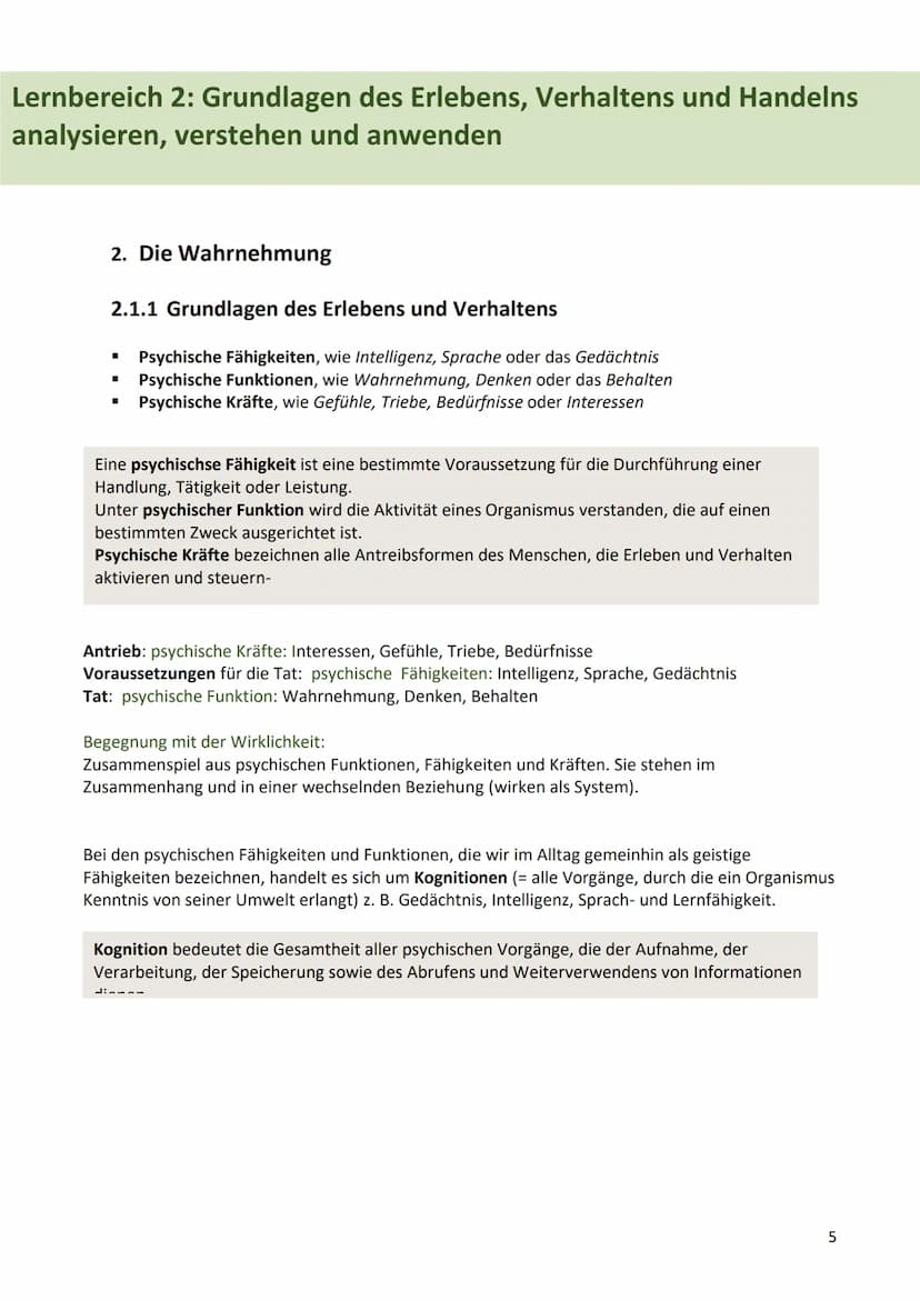 Zusammenfassung Abitur
Pädagogik/Psychologie
1 Lernbereich 1: Wesenszüge wissenschaftlicher Pädagogik und
Psychologie begreifen
1. Grundfrag