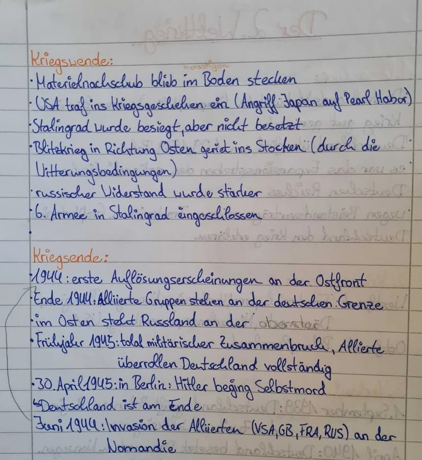 Der 2. Weltkrieg
1. Ursachen: met schol mi dibd debertalerstall
•Deutschlands Verbündete (Japan, Italien) waren für einen.
Krieg gut gerüste