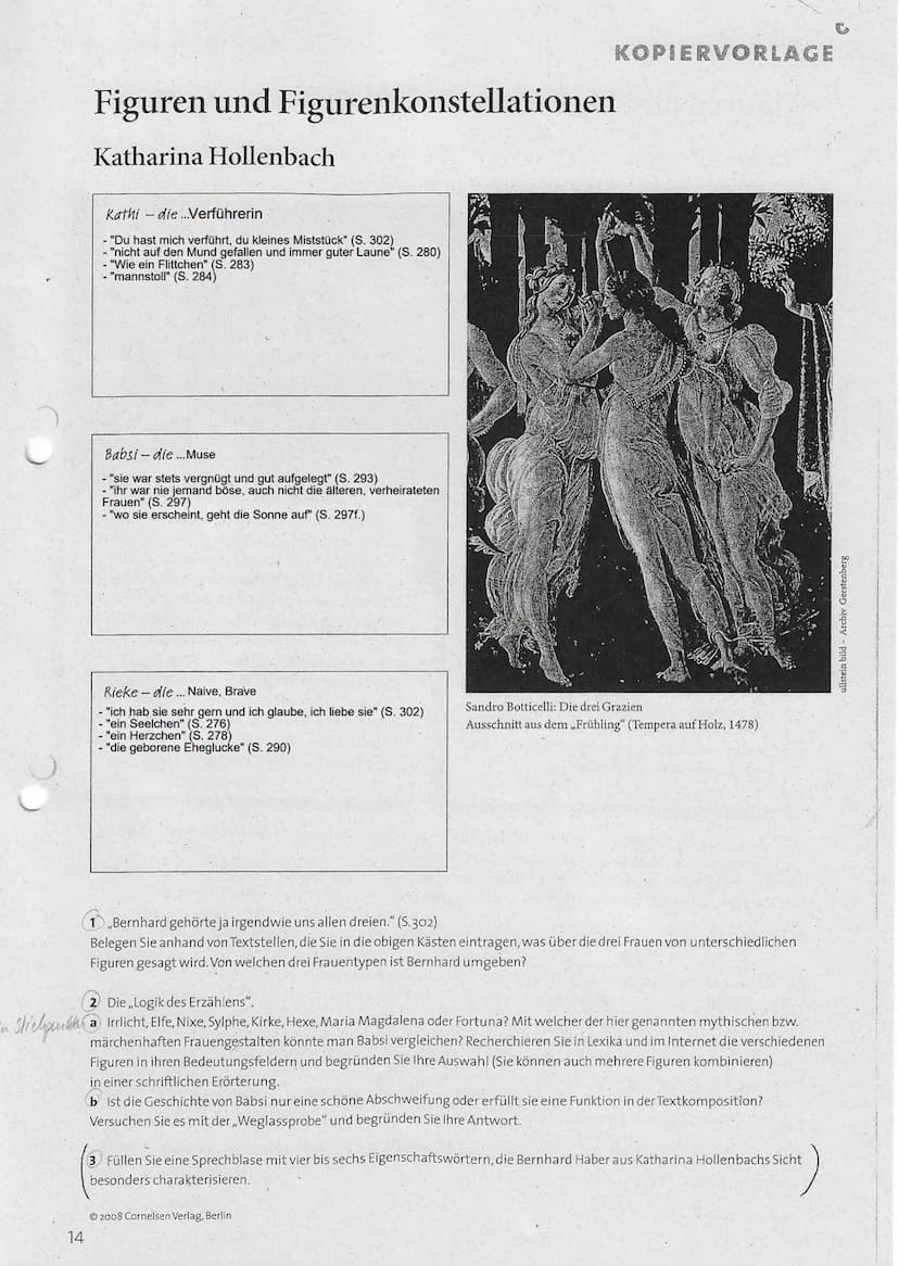 Figuren und Figurenkonstellationen
Thomas Nicolas
Zeit(phase) Lebensläufe von Thomas Nicolas und Bernhard Haber
nach 1945
1950
1953-1955
195