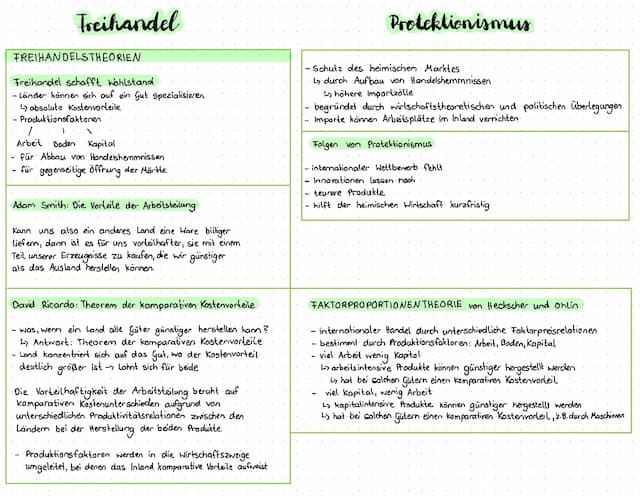 Know Freihandelstheorien und Protektionismus  thumbnail
