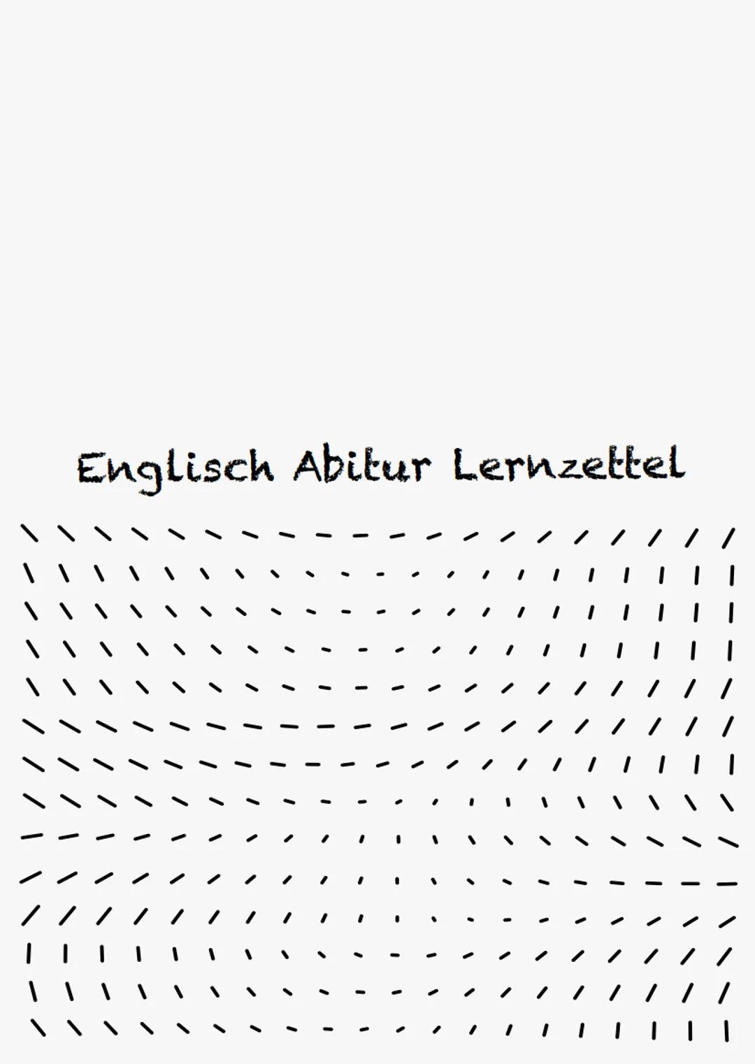 Englisch Abitur Lernzettel aims & abitions
- stay healthy
- have a family
- pass the A-level
- find a job
- do more for the environment
- su