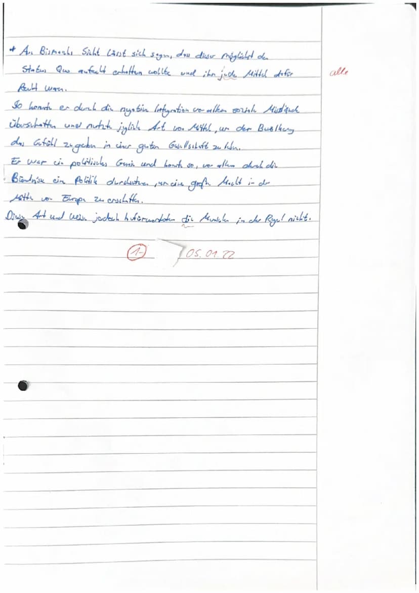 Wauser Nr.2
10.12.2021
1.)
Der vorlingende Auszug einer Rede, wurde von Otto von
Bismarch vor dem Reichstag
am 2. Mai 1871 gesprochen.
und d