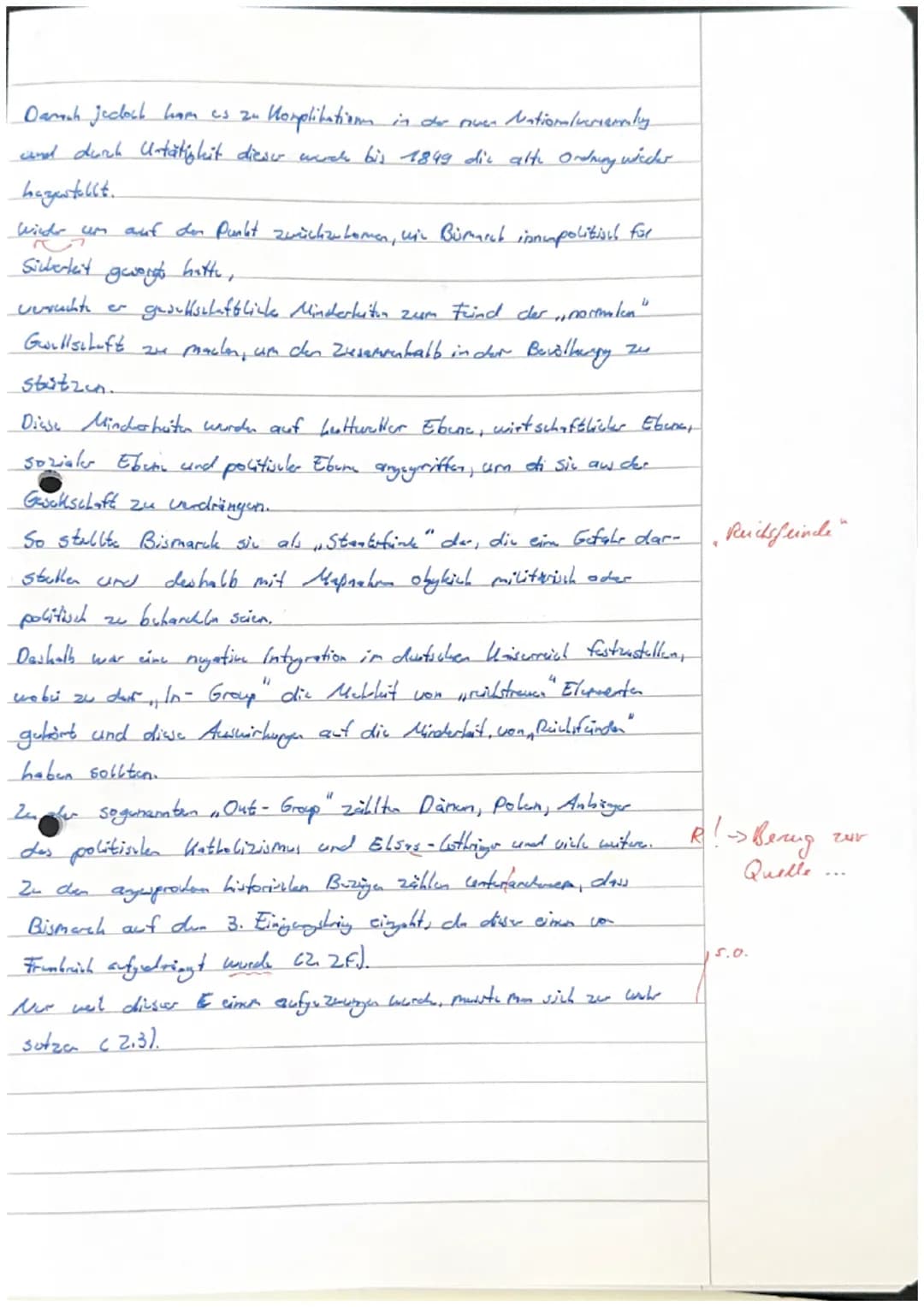 Wauser Nr.2
10.12.2021
1.)
Der vorlingende Auszug einer Rede, wurde von Otto von
Bismarch vor dem Reichstag
am 2. Mai 1871 gesprochen.
und d