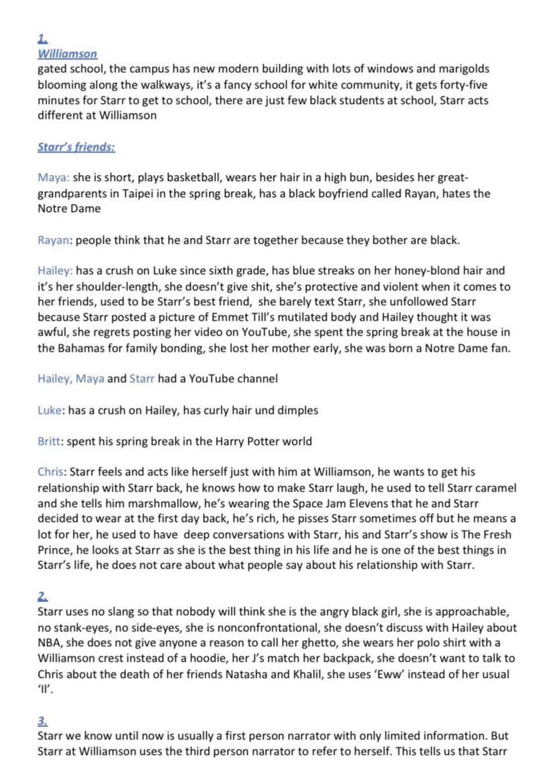 The Hate U Give: Fun and Simple Chapter Summaries
