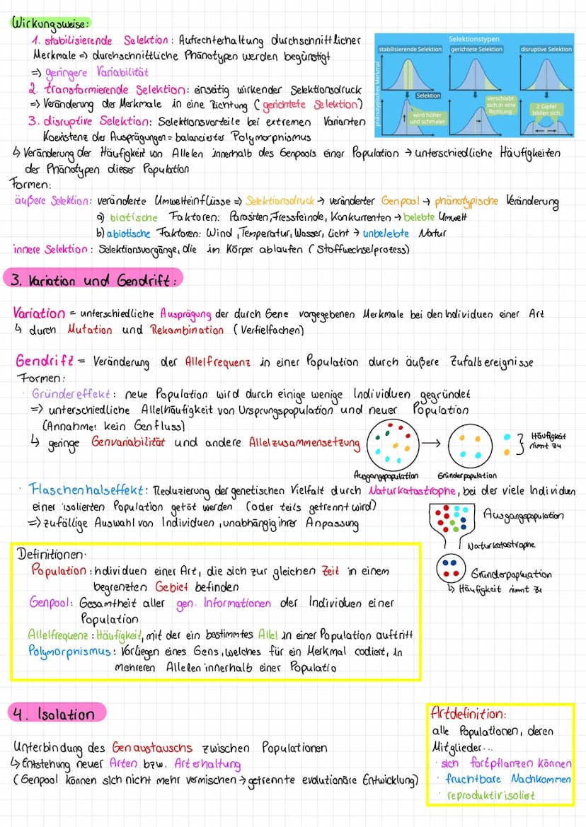 Biologie Klausur lernæettel - Q2. 1 - Evolution
Evolutionstheorien lamarck und Darwin:
→ Lamarck: Theone von der Veränderlichkeit der Arten
