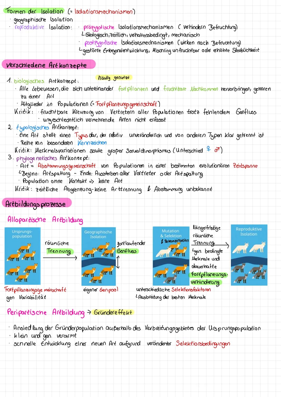 Biologie Klausur lernæettel - Q2. 1 - Evolution
Evolutionstheorien lamarck und Darwin:
→ Lamarck: Theone von der Veränderlichkeit der Arten
