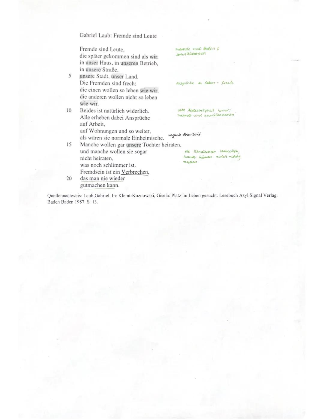 1. Klausur - Leistungskurs Deutsch - 12/1
Name:
Thema: Christoph Hein - Landnahme
22.09.23
Erlaubtes Hilfsmittel: Wörterbuch der deutschen R