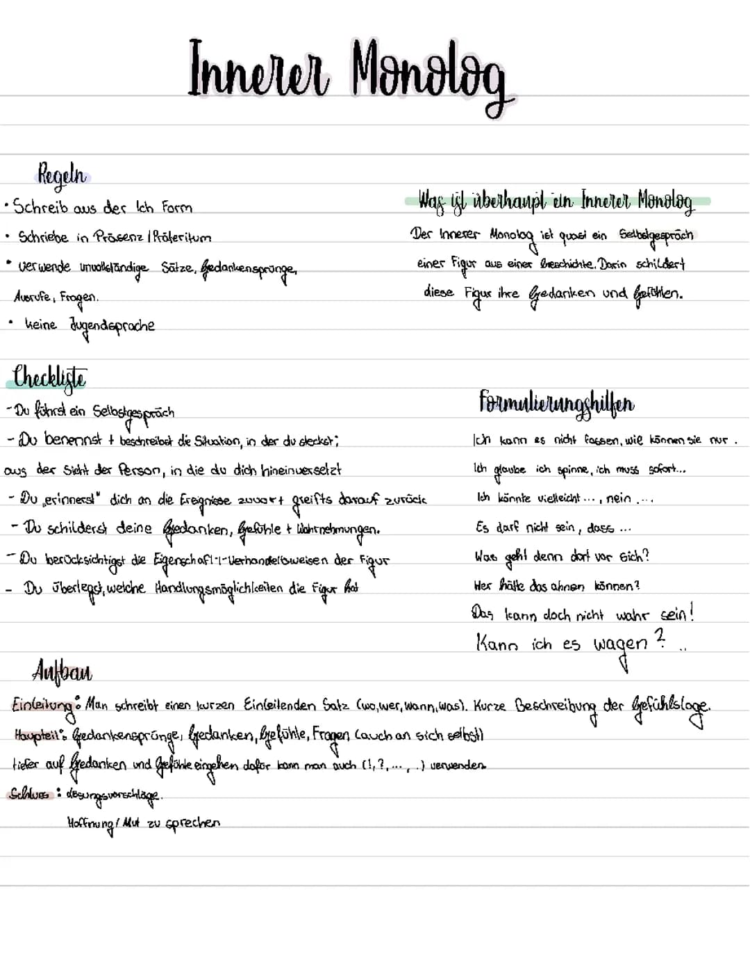 Innerer Monolog