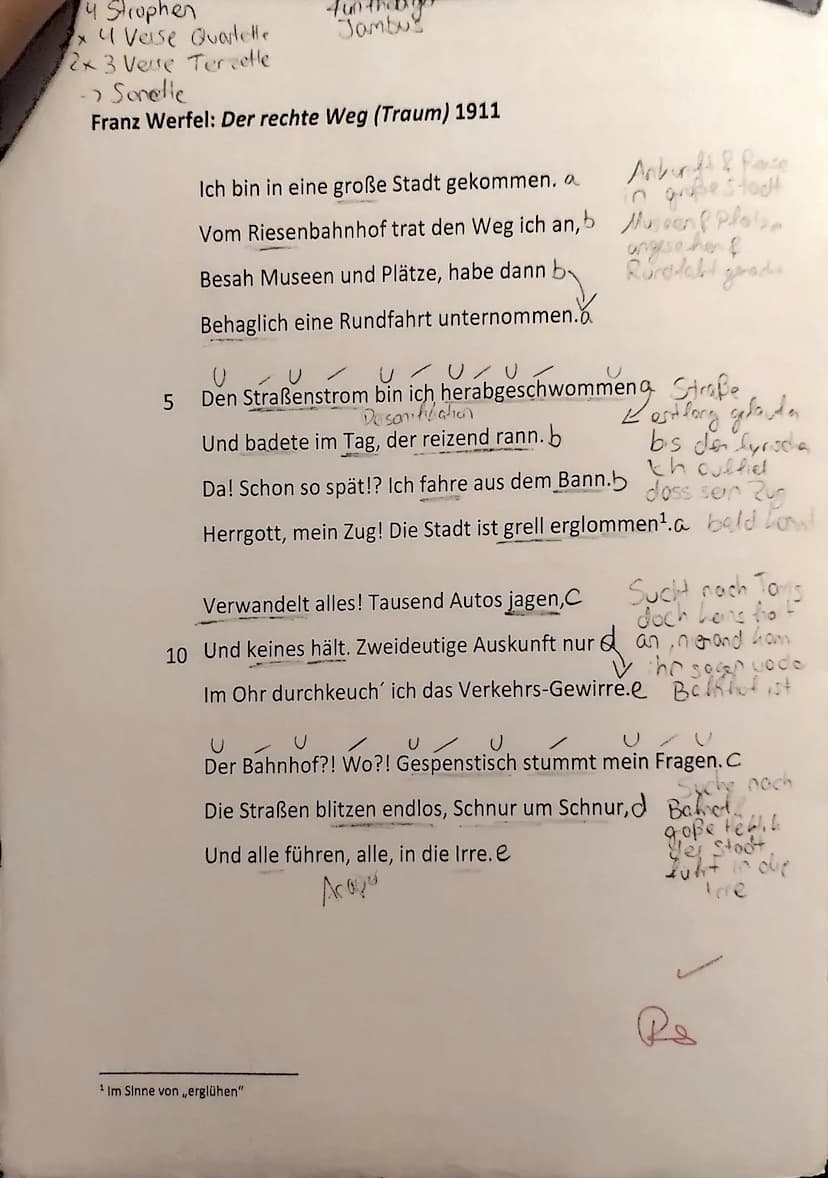 Name:
Cosima
3. Klassenarbeit im Fach Deutsch am 31.05.2021
Aufgabenstellung:
Analysiere das vorliegende Gedicht nach den dir bekannten Rege