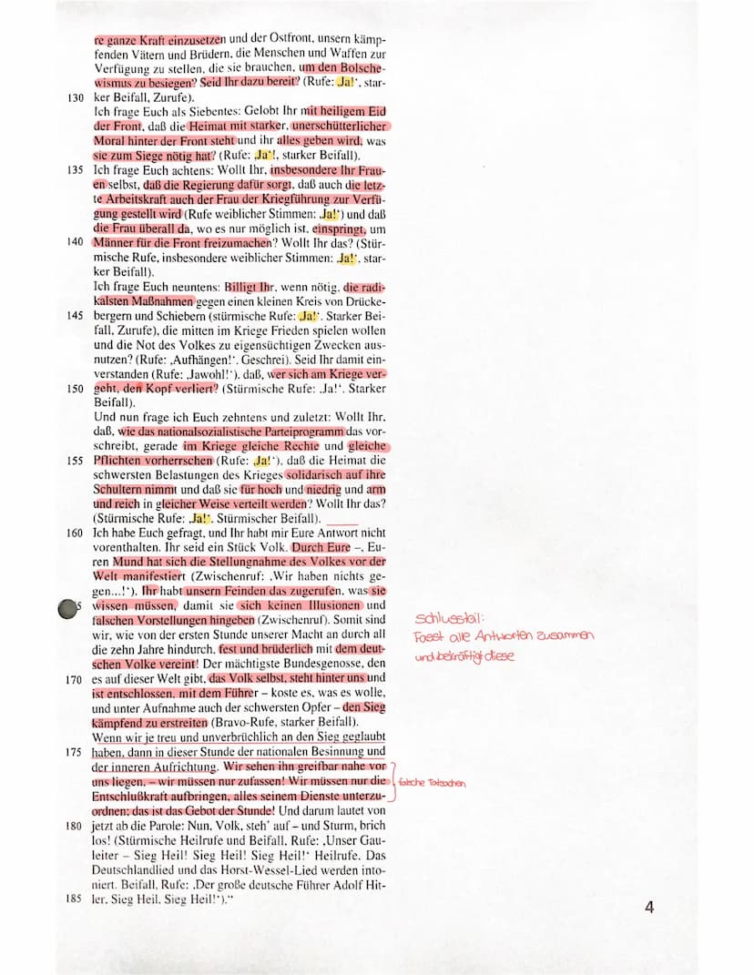 Joseph Goebbels, Rede im Berliner Sportpalast am 18. Februar 1943
5
Historischer Kontext
Die vorliegende Rede hielt Reichspropagandaminister