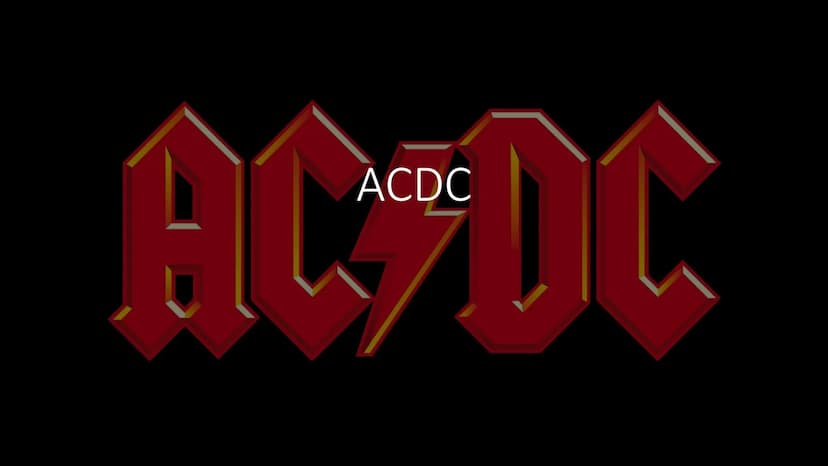 ACDC
ACDC ●
1 Allgemeines
Auf den Bandnamen kamen die Brüder Angus und Malcolm, nachdem die
Schwester der australischen Brüder, Margaret, di