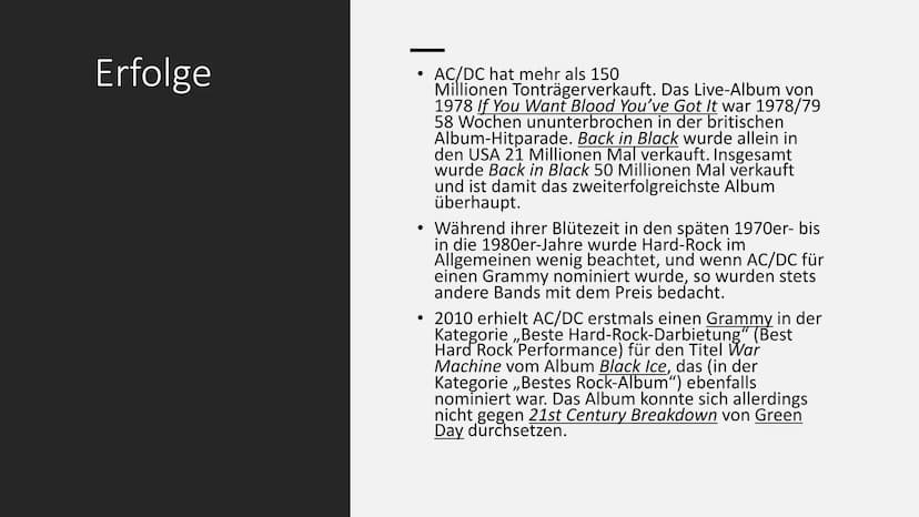 ACDC
ACDC ●
1 Allgemeines
Auf den Bandnamen kamen die Brüder Angus und Malcolm, nachdem die
Schwester der australischen Brüder, Margaret, di