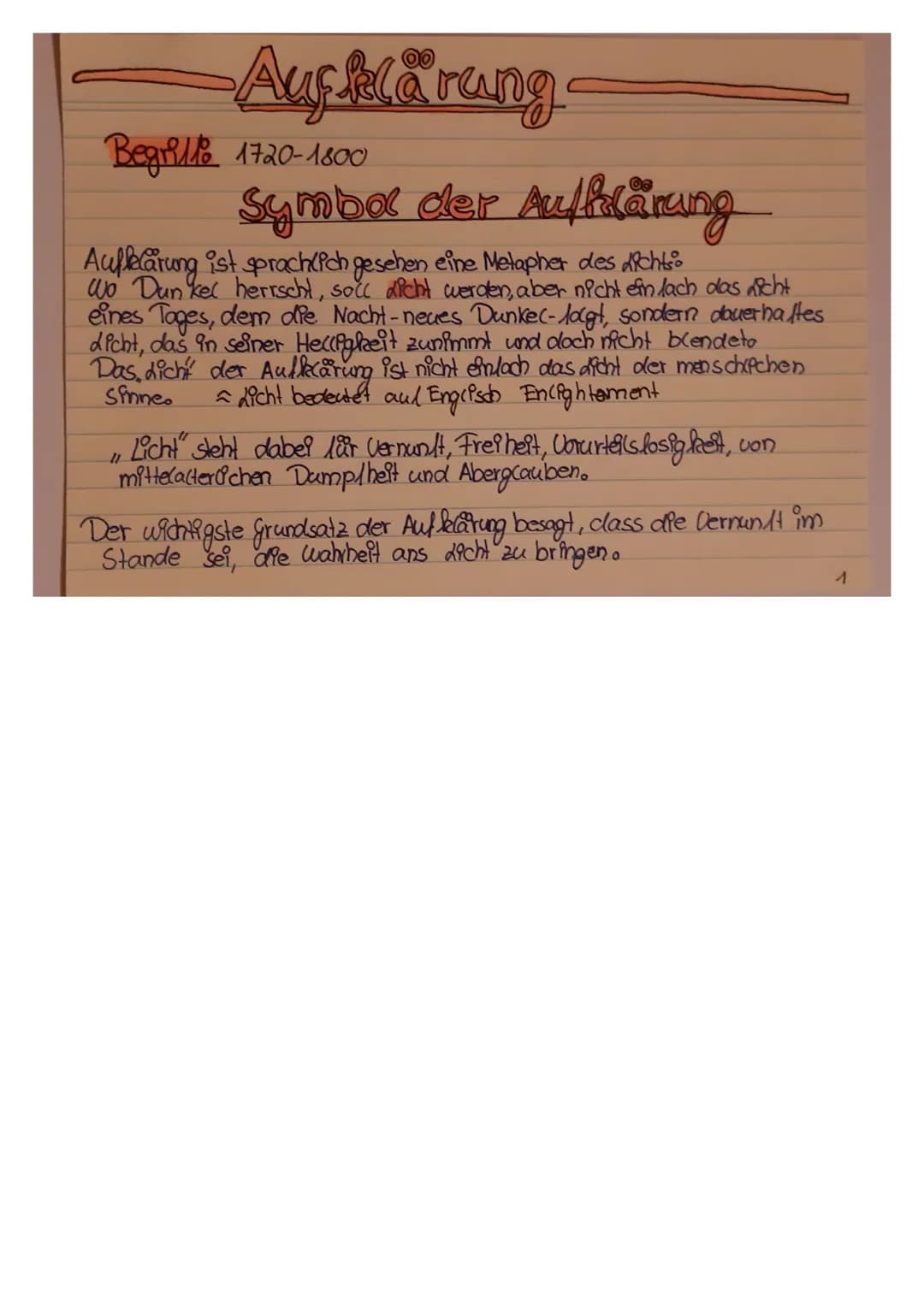 
<h2 id="symbolderaufklrung">Symbol der Aufklärung</h2>
<p>Aufklärung ist sprachlich gesehen eine Metapher des Dichts.<br />
Wo Dunkel herrs