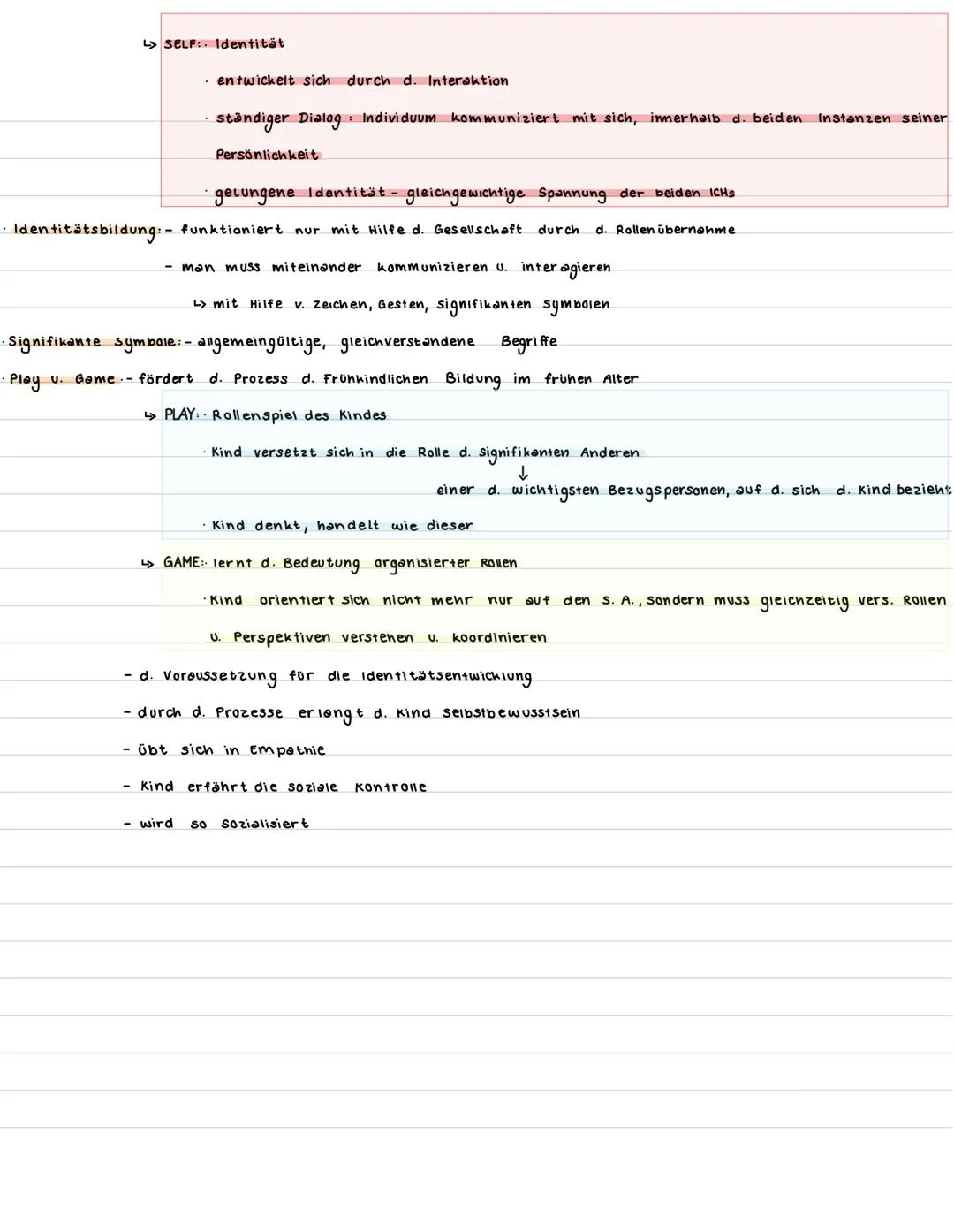 # Mead

- George Herbert Mead: geb. 1863 gest. 1931
- $\Rightarrow$ Philosoph; Soziologe, Psychologe, Vertreter d. symbolischen Interaktioni