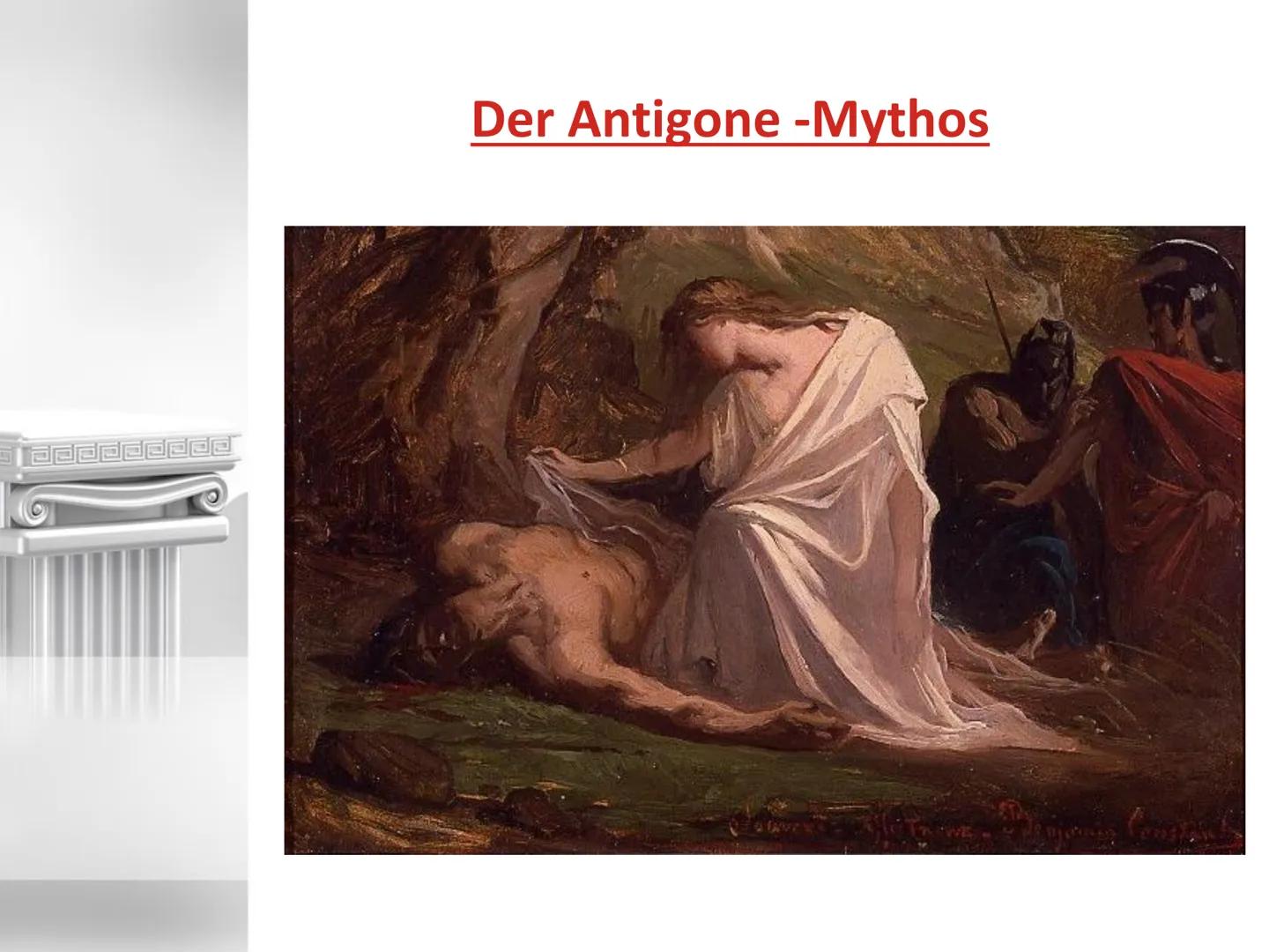 Das Theater der Antike • Das antike Theater
▪ Geschichte
▪ Aufbau/ Bestandteile
▪ Ablauf der Theaterstücke
Der Antigone-Mythos
beteiligte Pe