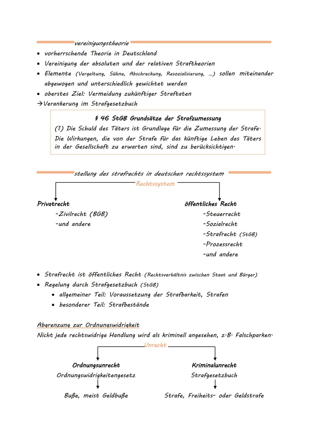 Definition:
Eine Strafe muss immer legitimiert sein. Einerseits formal durch Gesetze,
andererseits inhaltlich durch Ethik und Vernunft.
Entw