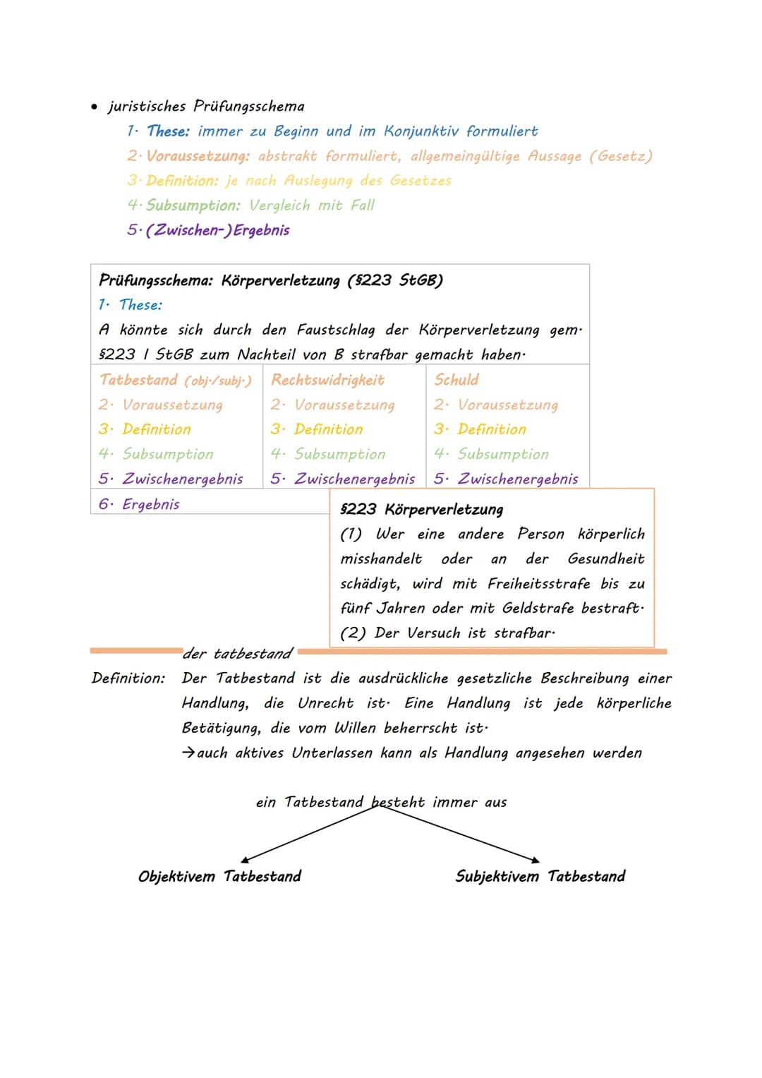 Definition:
Eine Strafe muss immer legitimiert sein. Einerseits formal durch Gesetze,
andererseits inhaltlich durch Ethik und Vernunft.
Entw